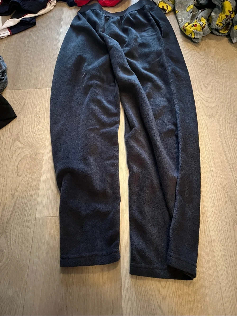 Kids dark grey/black Fleece Sweatpants - Comfortable Joggers